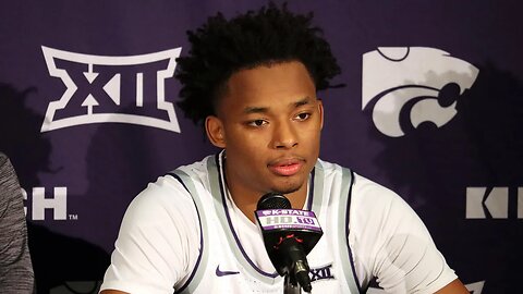 Kansas State Basketball | Carter, McNair & Perry Press Conference | K-State 88, Oral Roberts 78 (OT)