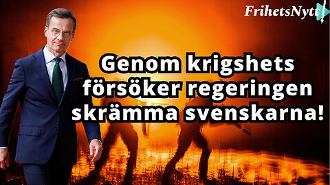 "Vi riskerar krig" - Varför försöker regeringen krigshetsa?