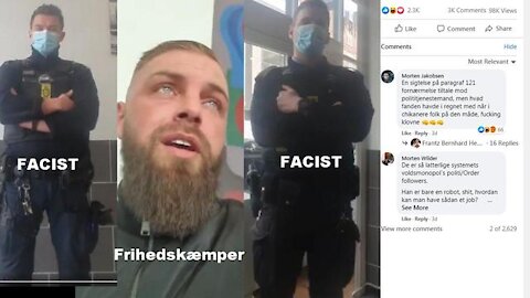 Morten Jakobsen (MIB Denmark) was live - Sataniske Gestapo Facister [13.04.2021]