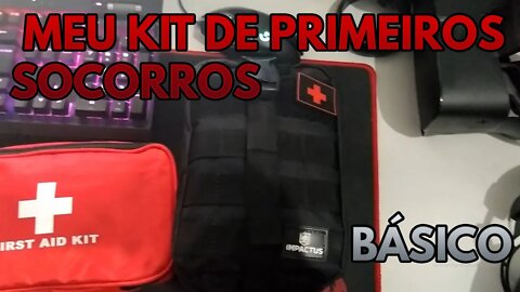 Meu kit de primero socorros só o básico