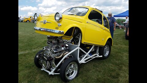 Amazing 750 HP Fiat 500 w lenco