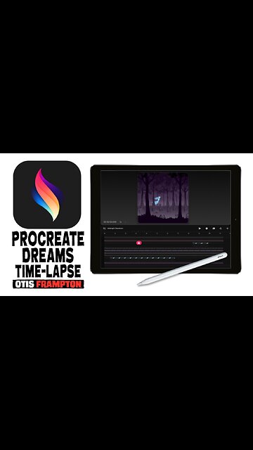 MIDNIGHT WANDERER Procreate Dreams Time-Lapse!