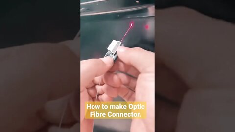 How to make Optic Fibre Connector.