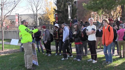 University of Louisville | College Campus Open Air Preaching | Kerrigan Skelly