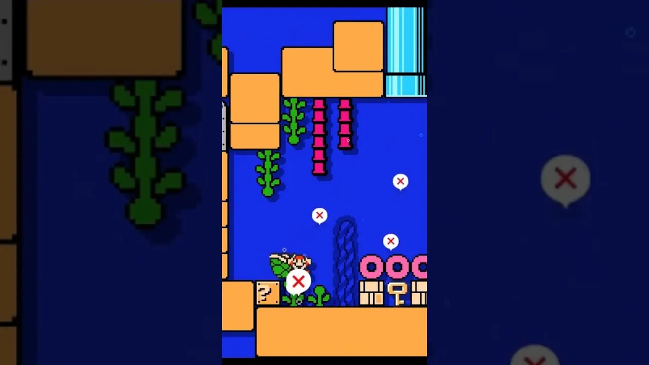 why the x's? #supermariomaker2 #supermariobros #fail
