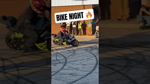 Bike night was 🔥 #motovlog #cyclegear #foryou #explore #kawasaki #stunt