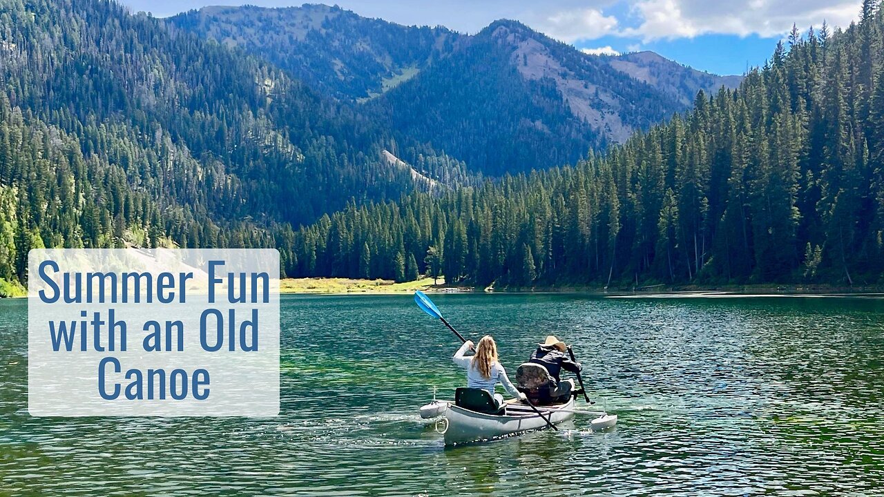 Summer Relaxation Near the Homestead - Making an Old Canoe into a Stable & Comfortable Fishing Boat