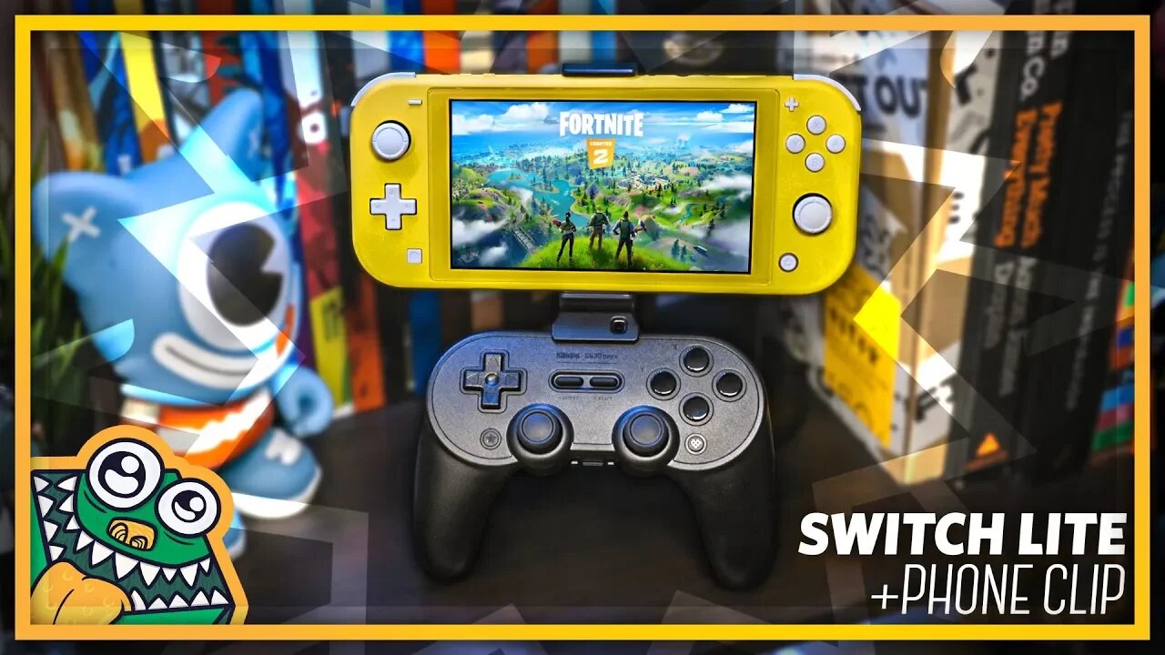 Nintendo Switch Lite + Phone Clip = A better way to play?! - 8bitdo Sn30 Pro+ Phone Clip - DIwhY