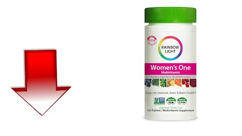 Rainbow Light Women’s One Daily High Potency Multivitamin for Immune Support