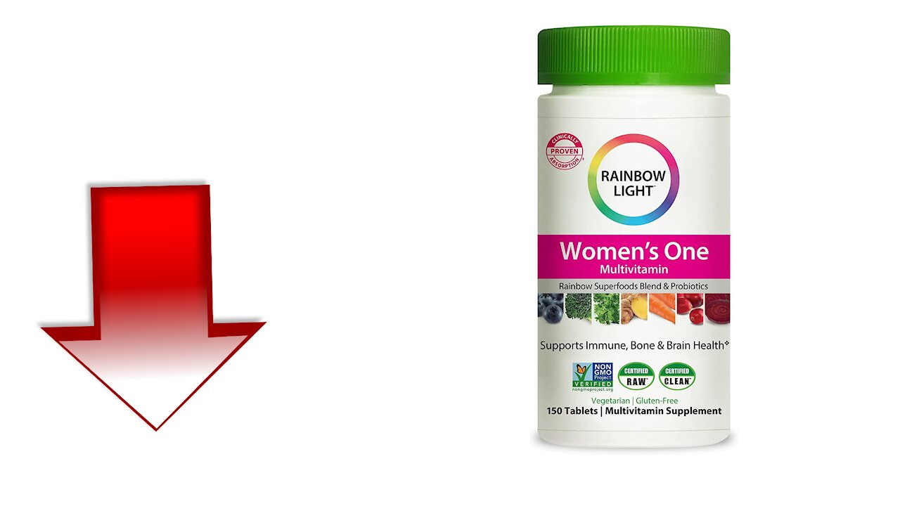 Rainbow Light Women’s One Daily High Potency Multivitamin for Immune Support