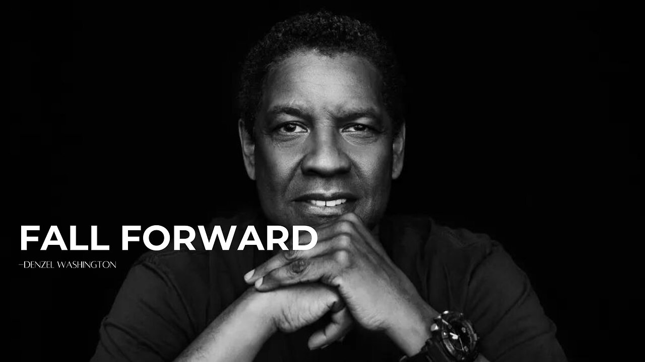 DENZEL WASHINGTON MOTIVATIONAL SPEECH - Fail big, dream big!