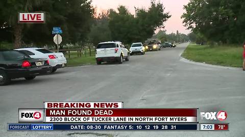 Man found dead in North Fort Myers home - 7am live report