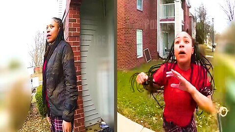 Highly Aggressive Woman Attacks A Cop After Fighting Her Boyfriend