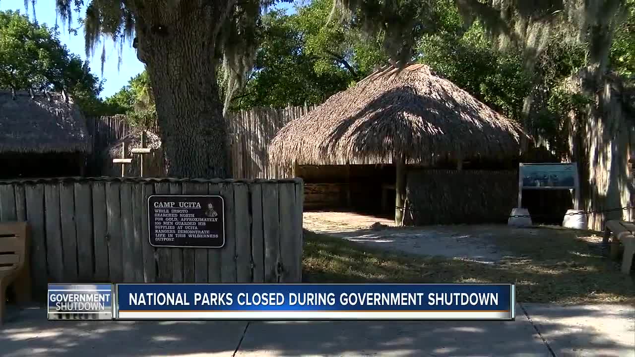 De Soto National Memorial impacted by government shutdown