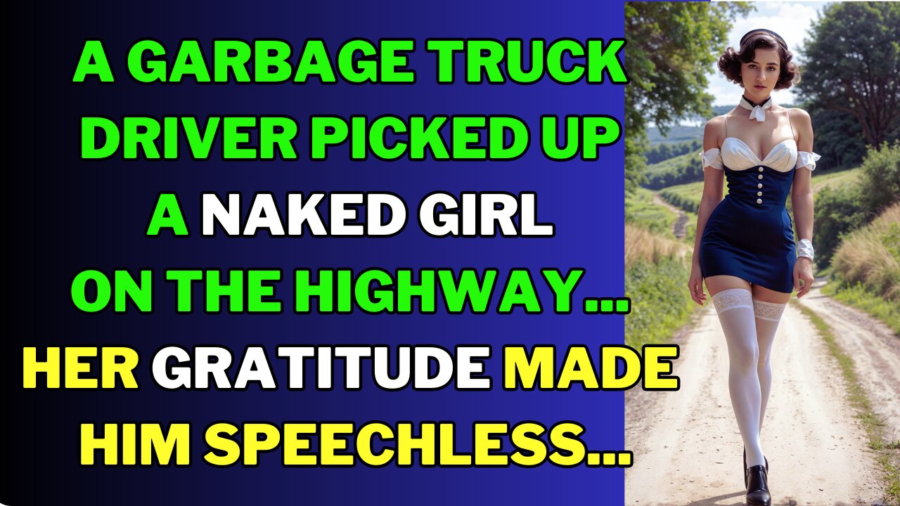 A garbage truck driver picked up a Naked Girl on the highway...