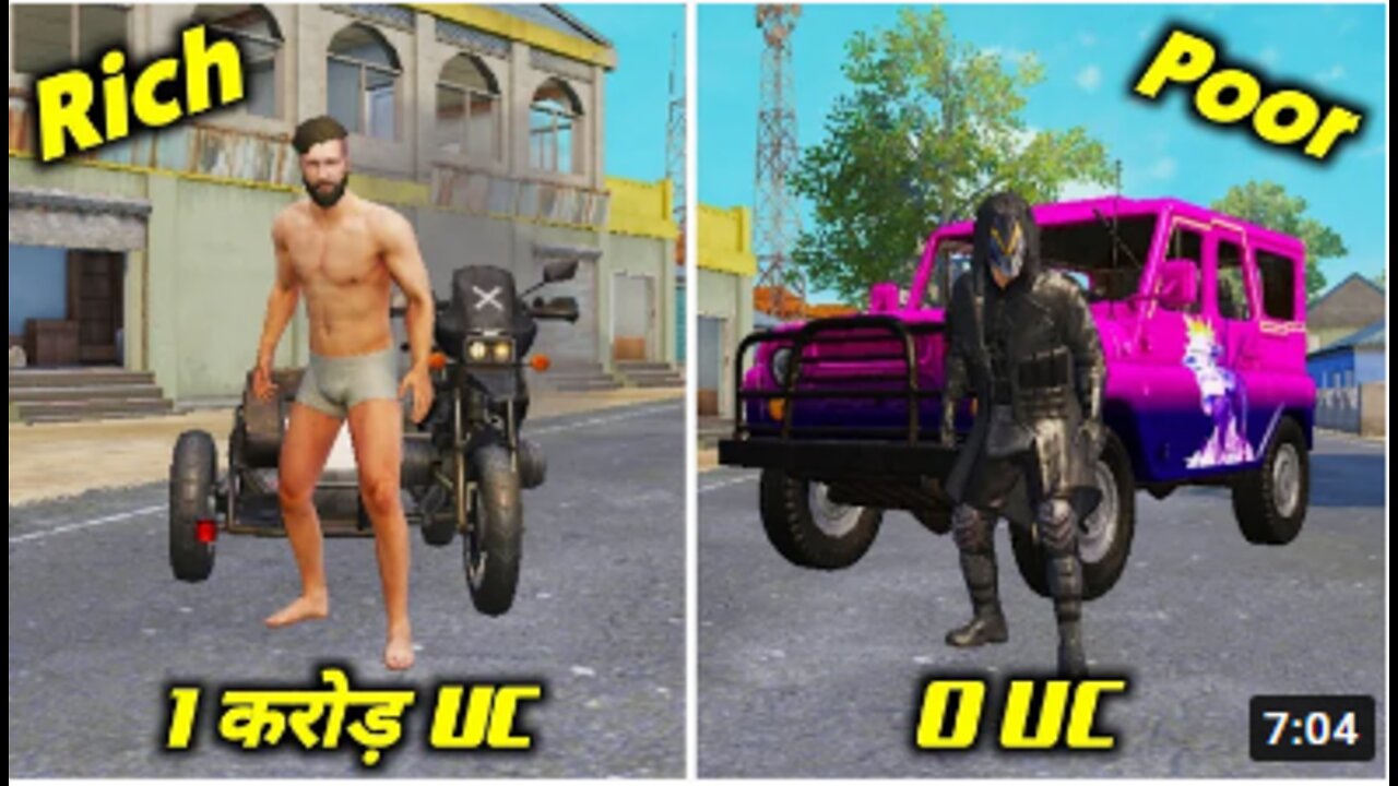 Rich Life vs Poor Life in PUBG _ Pubg Short Film _ Pubg Movie