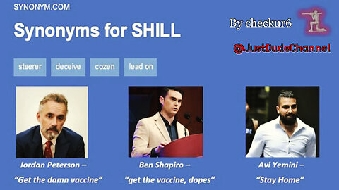 Jordan Peterson, Ben Shapiro, Avi Yemini - Heroes Or Shills? | checkur6