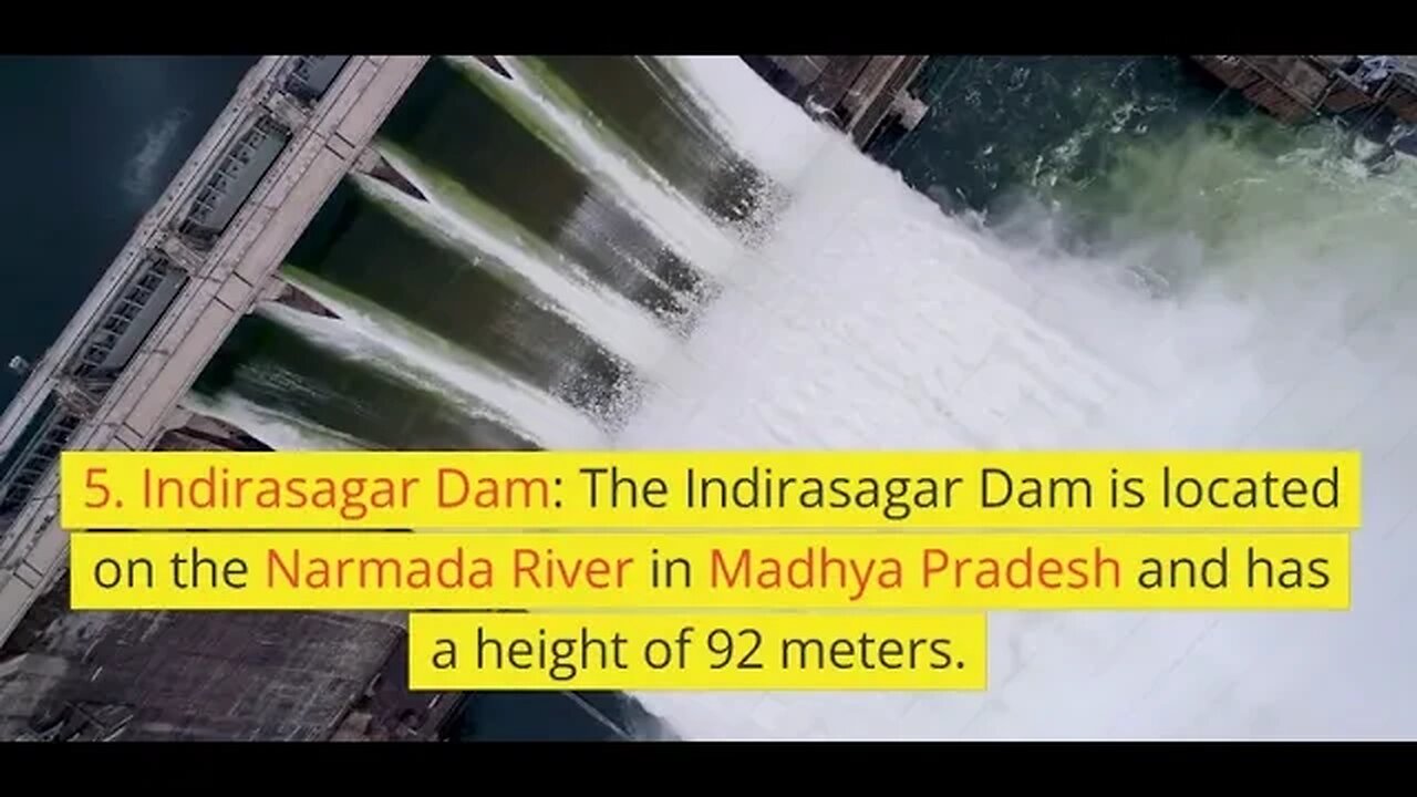 Top 10 India Highest Dams.