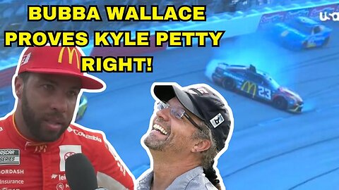 Bubba Wallace SPINS OUT in NASCAR PLAYOFF! PROVES Kyle Petty RIGHT in CRINGE INTERVIEW!