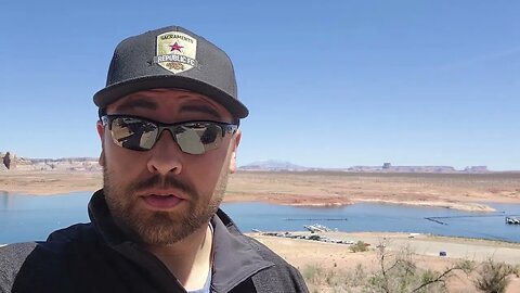 In the sunshine at Lake Powell