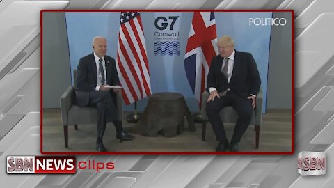 “I’m Thrilled to Meet Your Wife” - Joe Biden Creeps on Boris Johnson’s Young Wife - 1950