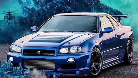 Nissan GT-R R34 Godzila 01 - Nez