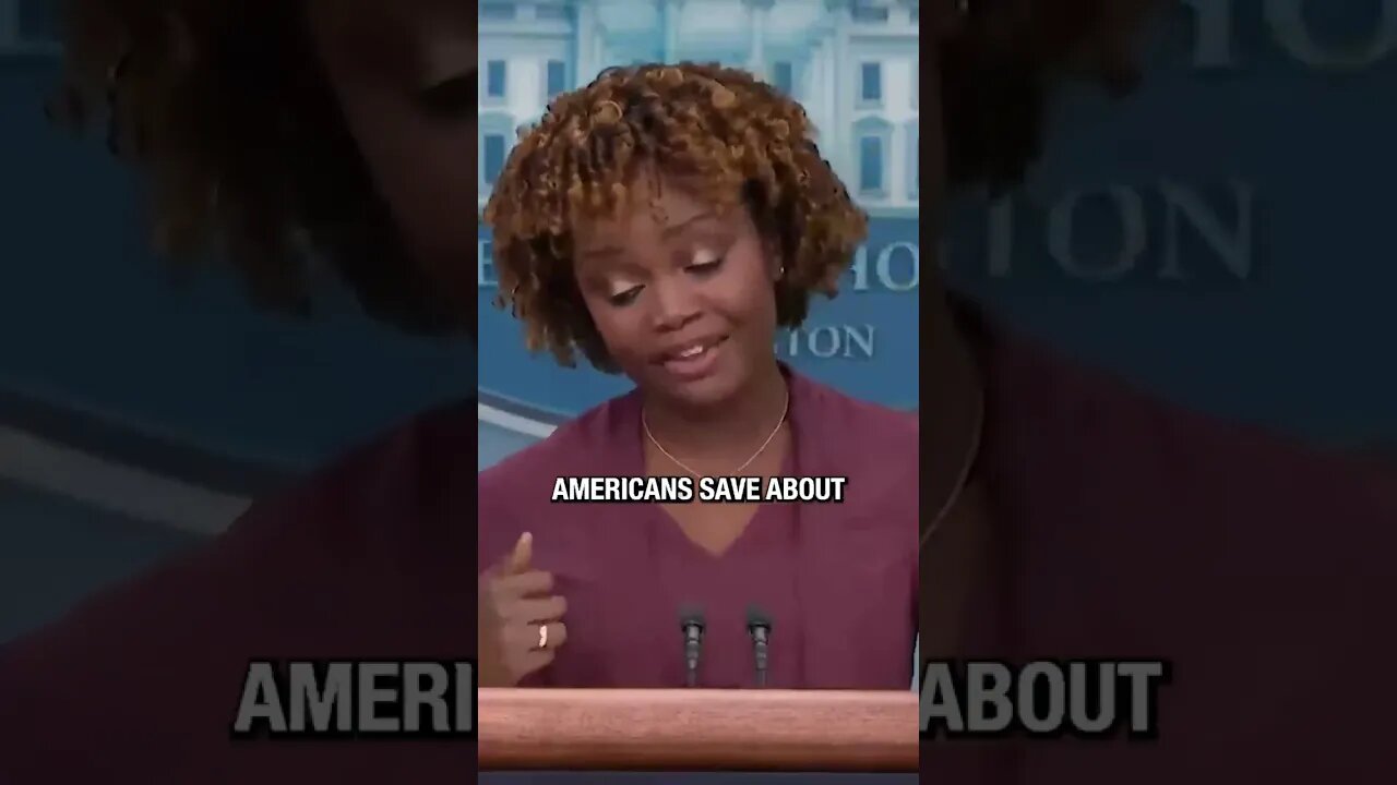 KJP: Joe Biden is saving Americans $420 million at the gas pump EVERY DAY