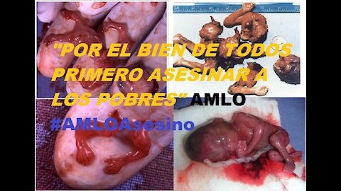 "Matar los pobres es la solución" dice López Obrador y su OctavaTV