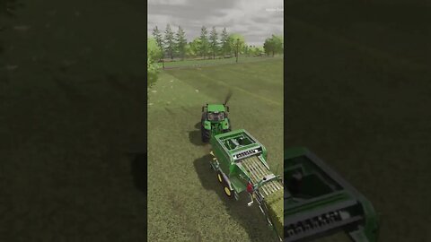 Baling... A Mesmerizing Process | FS22 #shorts