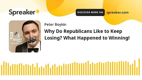 Why Do Republicans Like to Keep Losing? What Happened to Winning!