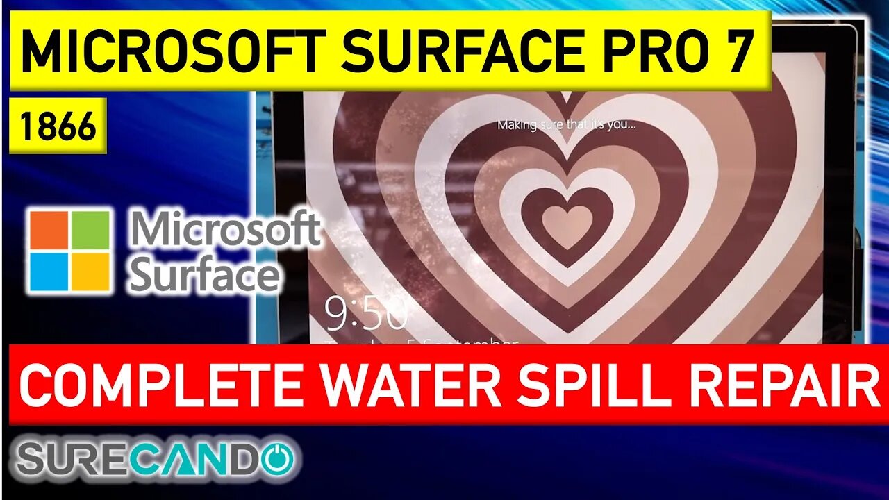 Reviving Microsoft Surface Pro 7_ Liquid Damage Repair & LCD Replacementt