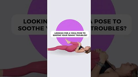Supine Twist Yoga Pose for Digestion #supinetwist #yogapose #digestion #bloatingrelief #yogalife