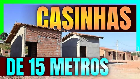 PREFEITURA de CAMPINAS constrói casas de 15 METROS QUADRADOS e é criticada por ESPECIALISTAS