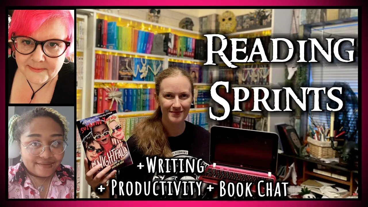 READING SPRINTS with friends Gén @Wolfhailstorm & Sharron Joy Reads + writing productivity readathon