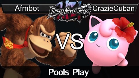 Afmbot (Donkey Kong) vs. CrazieCuban (Toon Link & Jigglypuff) - Pools Play - TNS 6