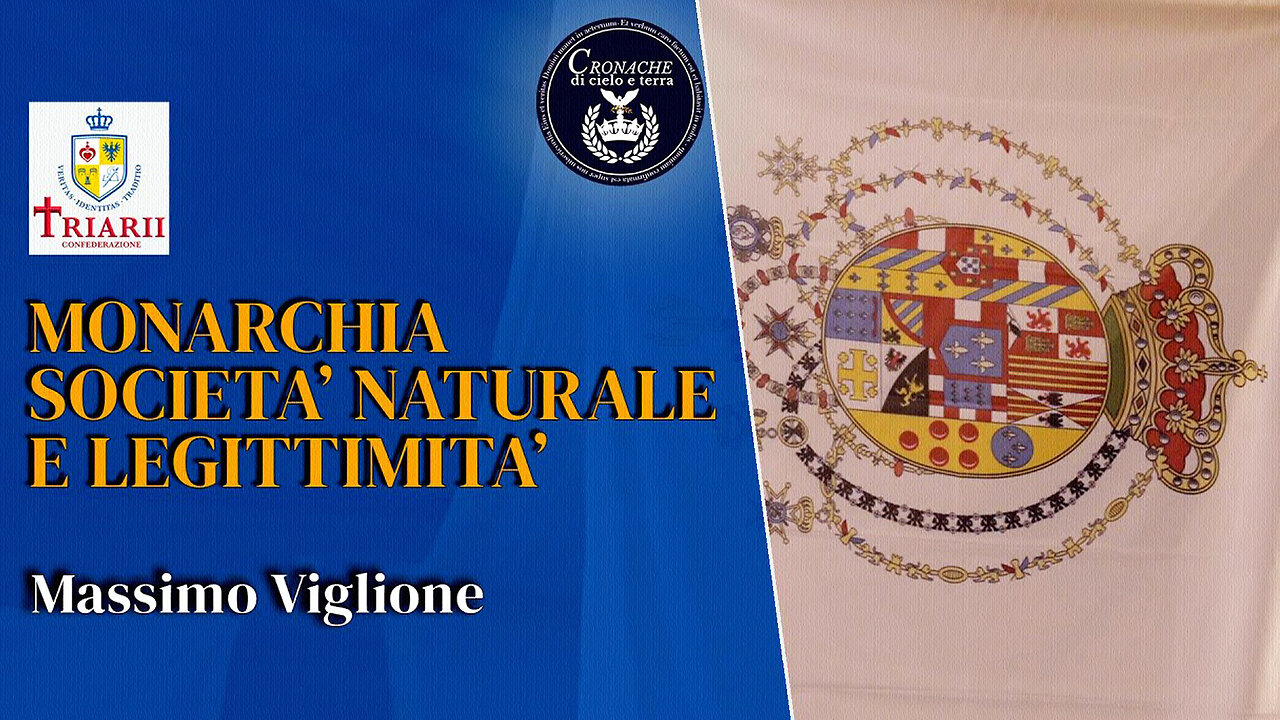 #PROFESSOR MASSIMO VIGLIONE - “MONARCHIA, SOCIETÀ NATURALE E LEGITTIMITÀ!!”😇💖🙏