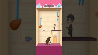 rescue cut rope puzzle 😎 #shorts