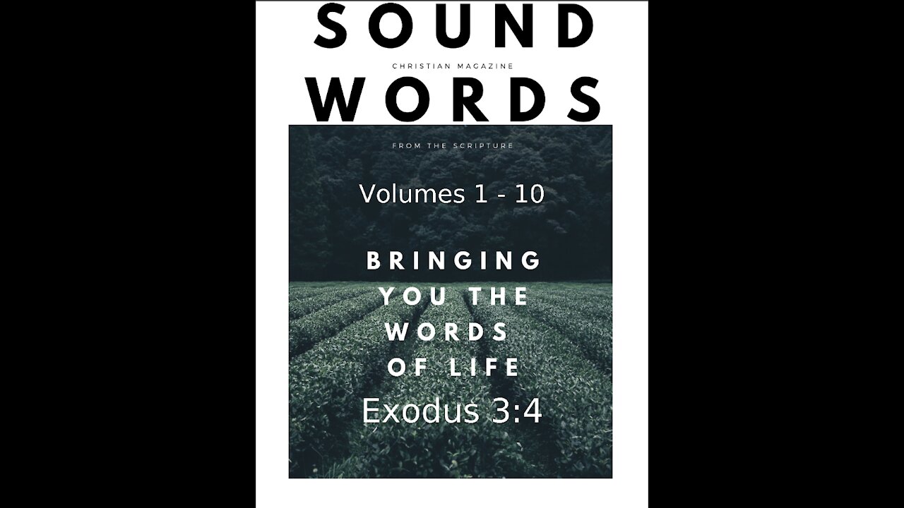 Sound Words 6 Exodus 3:4