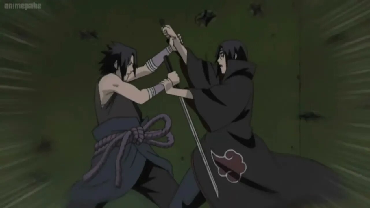 Sasuke vs Itachi fight 4K 60fps