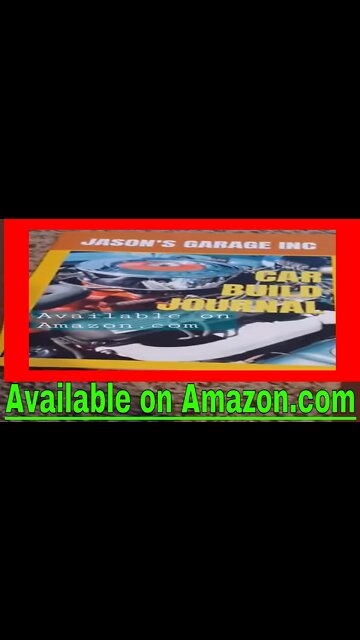 "Car Build Journal" Available on Amazon.com - Build your dream car !!
