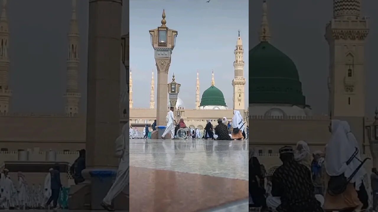 what a beautiful scene. #masjidnabvi #vlog #love