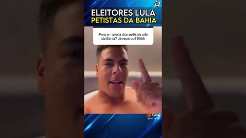 Porque a Bahia vota no PT?
