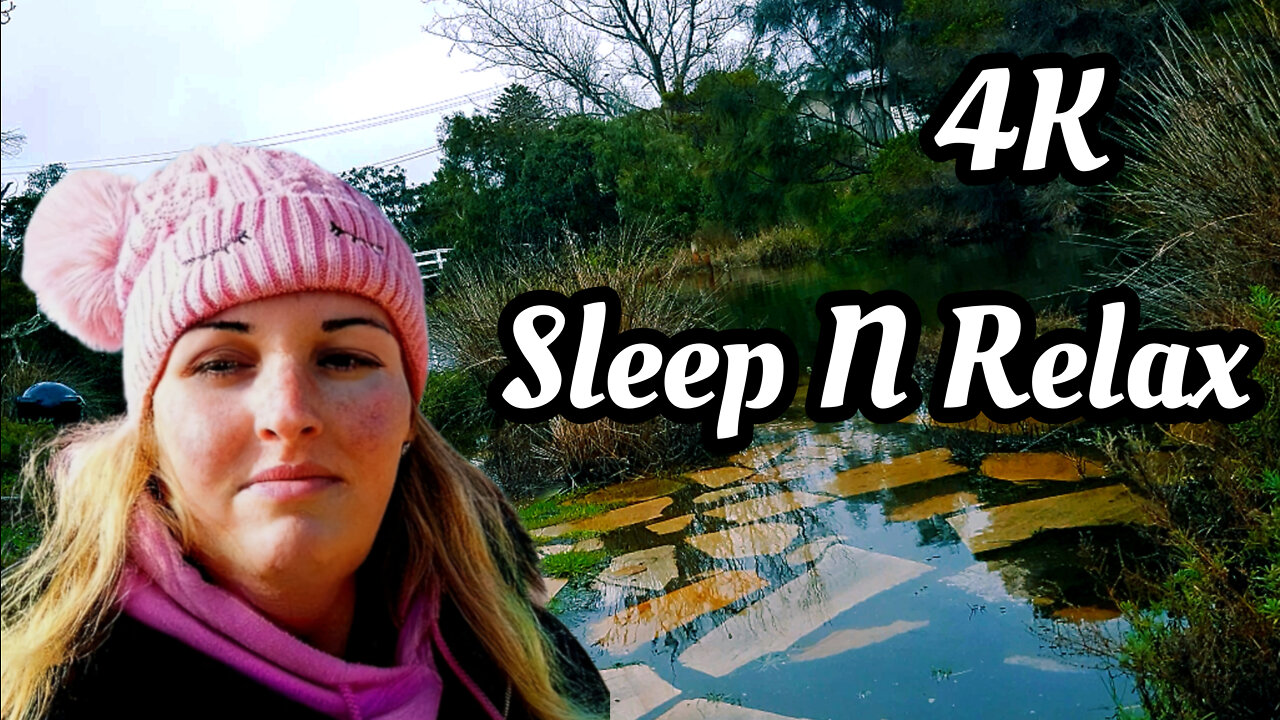 4K Sleep N Relax to Wind by the Creek ASMR