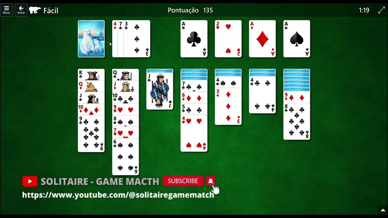 Microsoft Solitaire Collection - Klondike - EASY Level - # 877