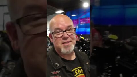 Fitting in at bike night...