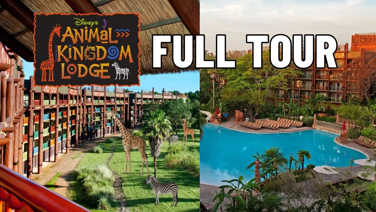 Animal Kingdom Lodge Disney World Tour | Jambo House vs Kidani Village