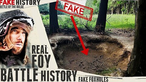 Fake Foxholes of Foy - Debunking the Narrative.