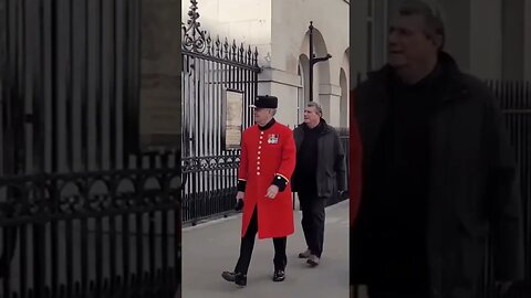 Chealsea pensioner.#horseguardsparade