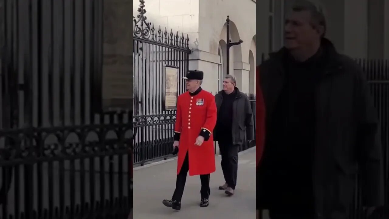 Chealsea pensioner.#horseguardsparade