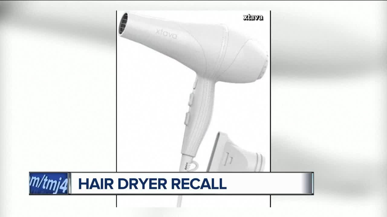 Recall issued for more than 200,000 hair dryers for overheating, explosion concerns